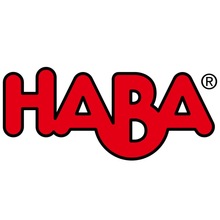 Logo de la marque HABA, représentant les jeux Haba