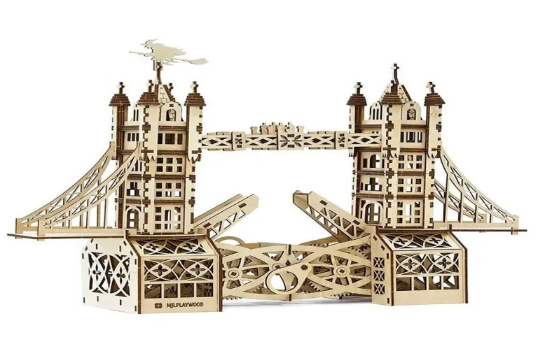 Tower bridge petite maquette 3d mobile en bois mr playwood