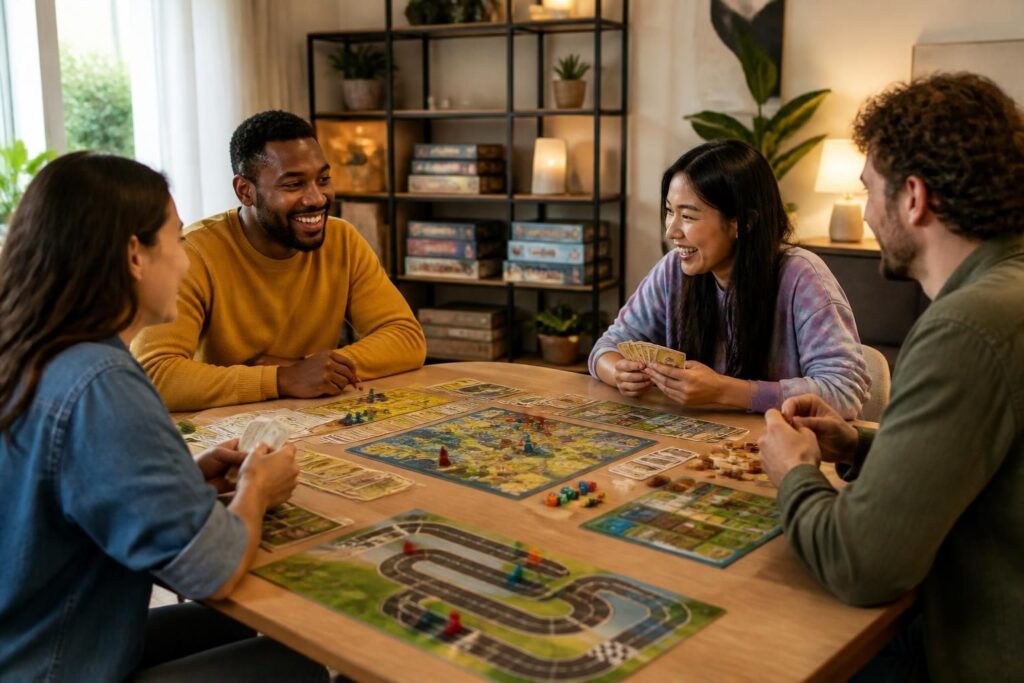 découvrez les jeux de société incontournables pour animer votre première soirée jeux et garantir des moments de fun et de convivialité entre amis ou en famille.