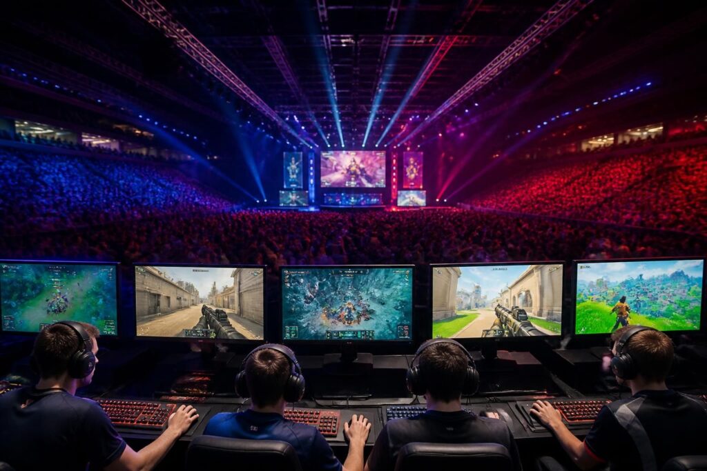Les jeux les plus joués en compétition esport