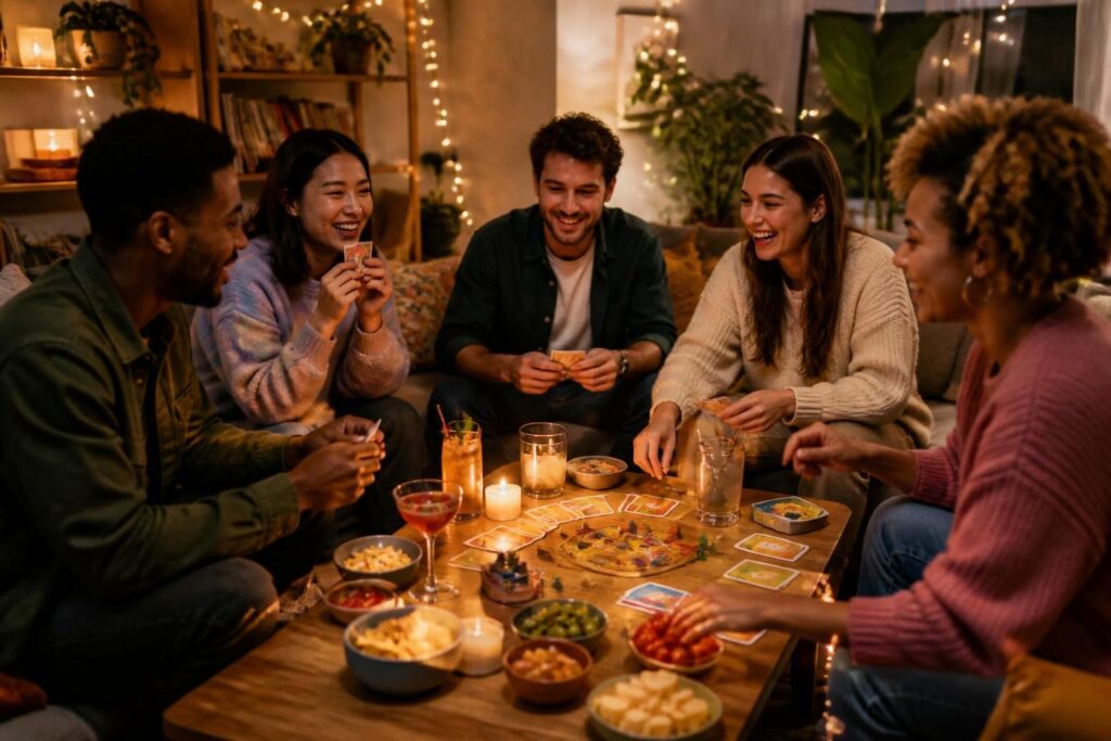 découvrez notre sélection des meilleurs jeux d'apéro pour animer vos soirées entre amis et garantir des moments de rire et de convivialité inoubliables.