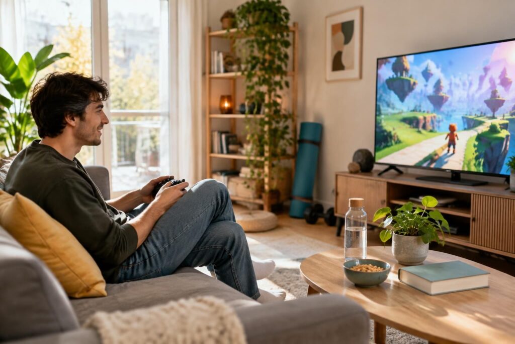 Jeux vidéo et bien-être : jouer sans excès