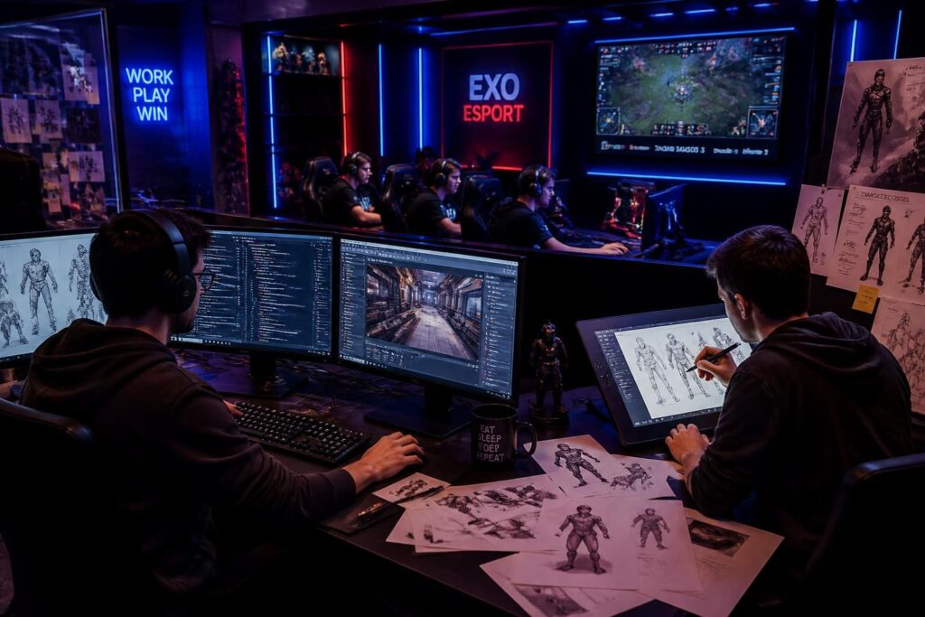 découvrez les différents métiers du jeu vidéo et de l'esport, les compétences requises, et les opportunités de carrière dans ces secteurs en pleine expansion.