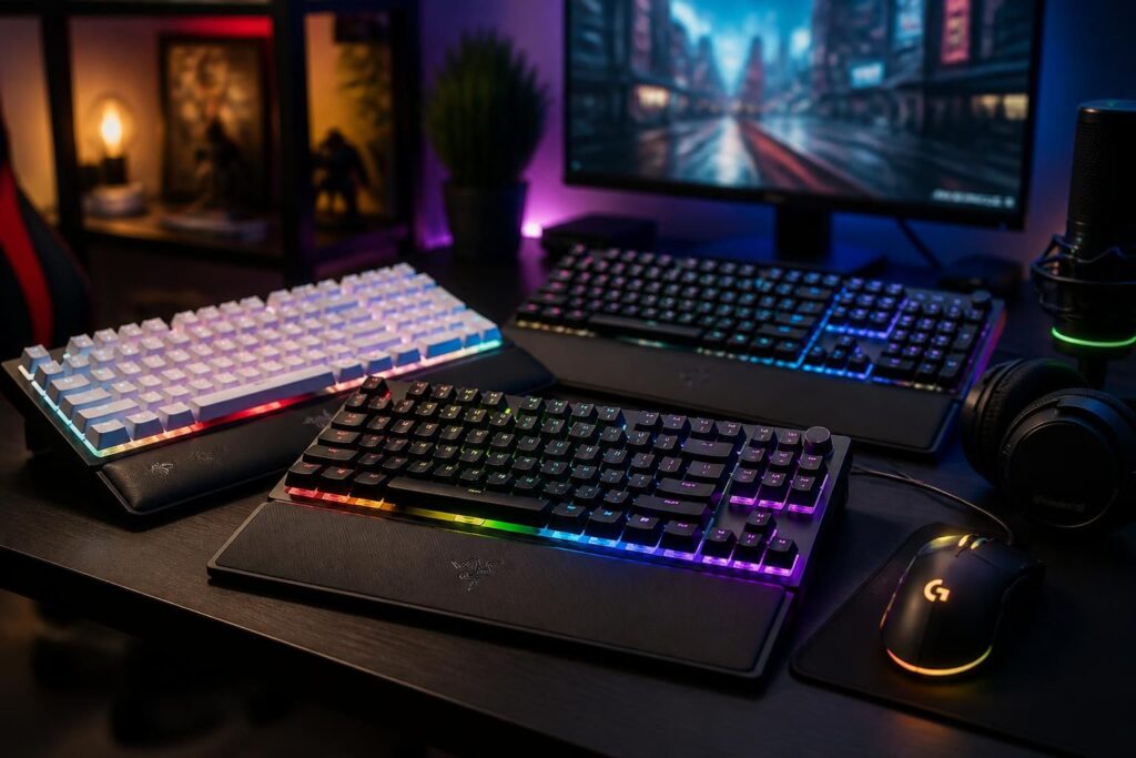 découvrez notre sélection des meilleurs claviers gaming pour optimiser vos performances et votre confort lors de vos sessions de jeu.